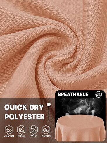 TACVASEN Women's UPF 50+ Sun Protection V Neck Long Sleeve Tops Quick Dry Hiking Running Workout T-Shirts in Kuwait