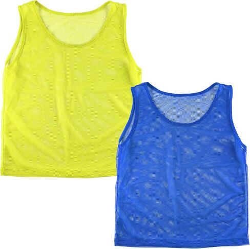 Super Z Outlet 12 Pinnies Scrimmage Vests فريق ممارسة جيرسي للأطفال الشباب في سن المراهقة خفيفة الوزن in Kuwait