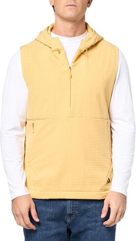 adidas Mens Ultimate365 Tour Wind.rdy Half-zip Vest in Saudi Arabia