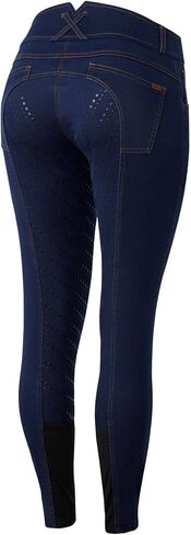 سراويل HORZE النسائية ذات المقعد الكامل من الدنيم in Kuwait