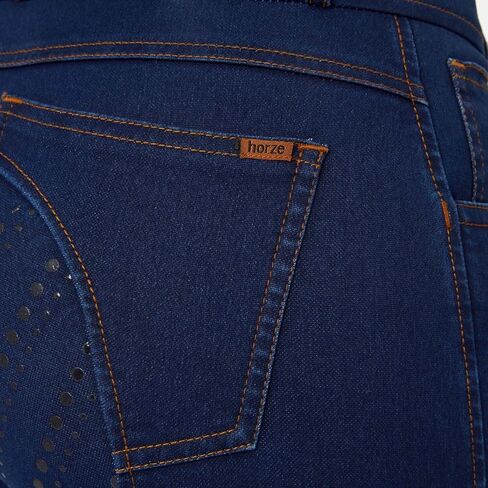 سراويل HORZE النسائية ذات المقعد الكامل من الدنيم in Kuwait