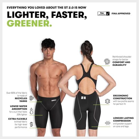 ARENA Powerskin ST Next Open Back Women's Competition Racing Swimsuit Full Body Short Leg One Piece Athletic Tech Suit in Kuwait