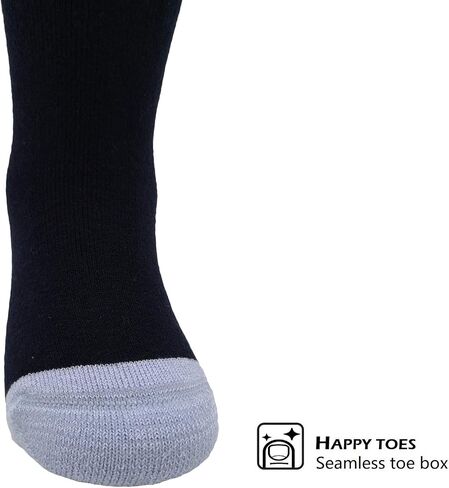 HIGHCAMP 2 Pairs Kids Merino Wool Ski Snowboard Socks Boy Girl Toddler Winter Snow Socks in Saudi Arabia