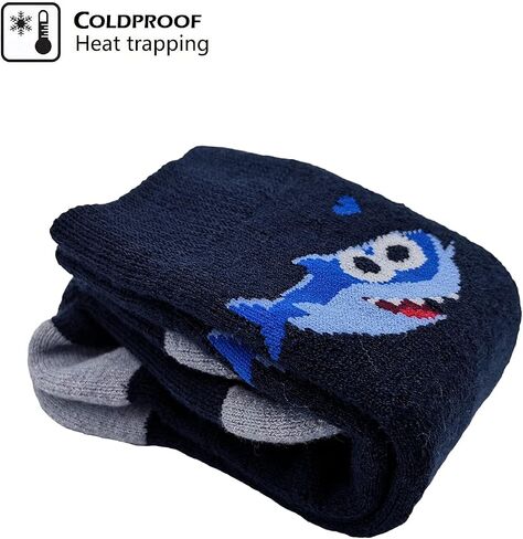 HIGHCAMP 2 Pairs Kids Merino Wool Ski Snowboard Socks Boy Girl Toddler Winter Snow Socks in Saudi Arabia