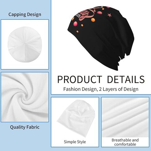 Happy New Year 2025 Beanie for Women Men Cancer Headwear Cap Turban Knit Hats Gifts Accessories in Kuwait