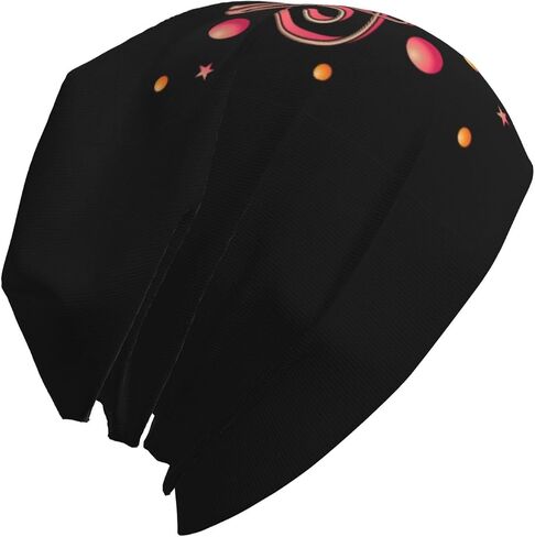 Happy New Year 2025 Beanie for Women Men Cancer Headwear Cap Turban Knit Hats Gifts Accessories in Kuwait