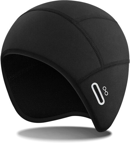 بطانة خوذة جمجمة مع فتحات النظارات، قبعة ركوب الدراجات الدافئة للأذن، قبعة رأس حرارية للرجال والنساء في الشتاء. in Kuwait