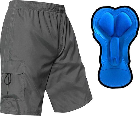 EZRUN Men's 3D Padded Mountain Bike Shorts Lightweight MTB Cycling Shorts in Saudi Arabia