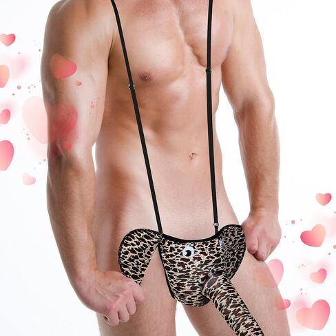 Men's Funny Thong Sling Stretch Underwear Cheeky Briefs Bulge Pouch Underwear Briefs Gag Gift for Men in Saudi Arabia