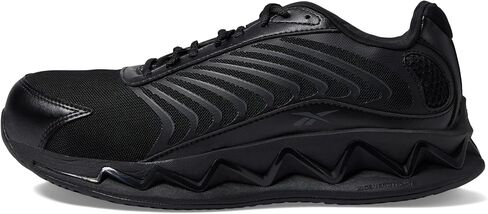 حذاء ريبوك وورك الرجالي RB3220 Zig Elusion Heritage Work Construction Shoe أسود آمن، مقاس 4 واسع in Saudi Arabia