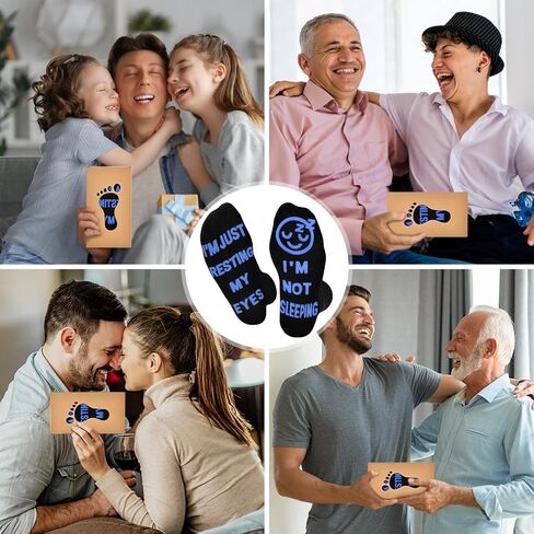 FilmHOO Birthday Gifts for Men Stocking Stuffers Gifts from Daughter Son Wife, Mens Gifts Funny Socks Christmas Gifts for Dad in Saudi Arabia