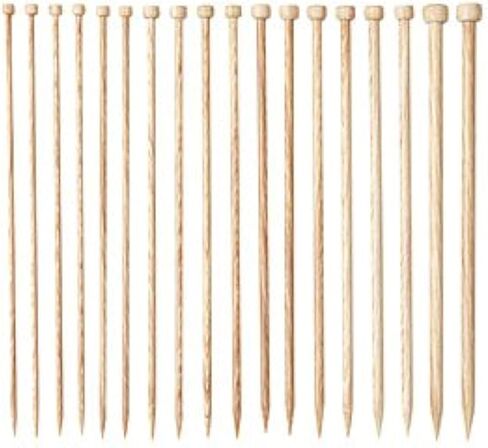 مجموعة إبر الحياكة الخشبية ذات نقطة واحدة مستقيمة من Knit Picks US 4-11 (فسيفساء 10") in Kuwait