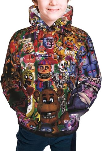 Teens Long Sleeve Pullover Hoodies Sweater Tops Casual Jackets Hooded Sweatshirts Christmas Party Tops in Saudi Arabia