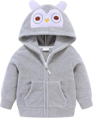 Mud Kingdom Fleece Hoodies Jacket for Boys Girls Full Zipper Long Sleeve Happy Halloween in Kuwait