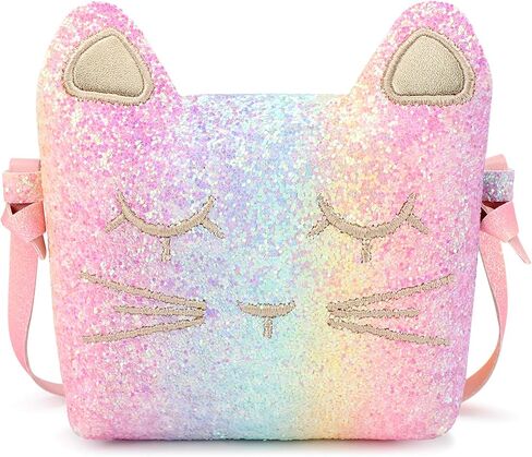 mibasies Kids Cat Purse for Little Girls Toddlers Wallet Crossbody Bag 2 Year Old Girl Gifts in Saudi Arabia