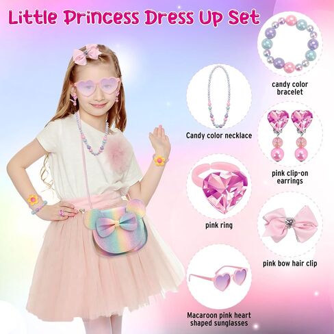 Kids Purse Toddler Gifts for Girls, Cute Little Girls Purse Mouse Ear Crossbody Bag, Princess Handbags for Age 3-14 in Saudi Arabia