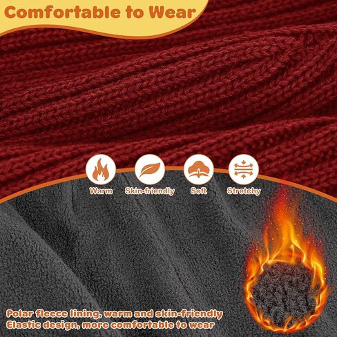 Sukeen Kids Winter Beanie Hat for Girls Boys Seepage Proof Kids Warm Knitted Hat Age 3-10 Kids Skull Cap for Daily Outdoor in Kuwait