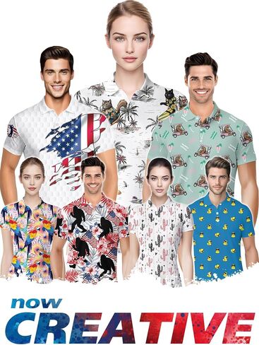 قميص جولف نسائي من PAGYMO، قمصان بولو هاواي المرحة المجنونة للنساء in Kuwait