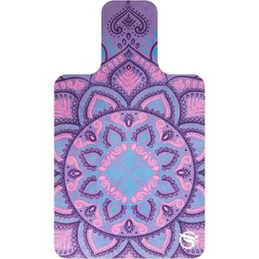 Pilates Reformer Machine Mat Towel, Non Slip Pilates Reformer Cover Lightweight Foldable Washable Pilates Reformer Towel for Gym Fitness, Purple