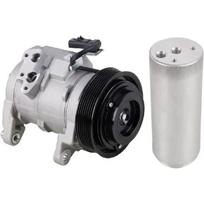 ضاغط تيار متردد مع مجفف تيار متردد لسيارة دودج دورانجو 5.7 لتر هيمي V8 2004 2005 2006 - BuyAutoParts 60-86392R2 جديد