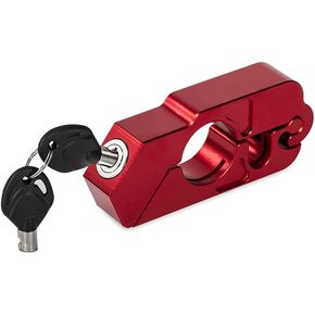Motorcycle Lock Universal Motorcycle Handle Throttle Grip Security Lock (Black)