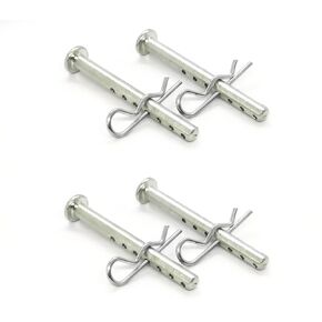 مجموعة من 4 دبوس Clevis بمشبك R - 472795 014973472795 -1/4X 2-1/2 بوصة