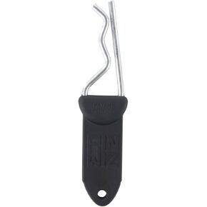 Trailer Hitch Pins and Clips, Heavy-Duty Trailer Hitch Clips, Hitch Pins, Linchpin, D Pin, Square Pin & Locking Pin with Rubber Grip to Save Your Knuckles, Trailer Hitch Clip - Single