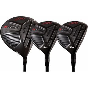 Petite Senior Women's Majek K-Series High Launch 460cc 12.5° Driver and 3 5 Fairway Wood Set Golf Clubs, Right Handed Ultra Forgiving Senior Ladies Flex Graphite Shaft, Premium Tour Velvet Grip