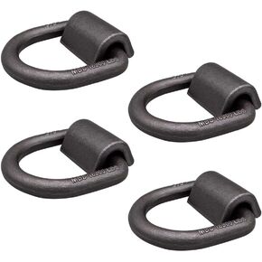 Mytee Products (4 Pack 5/8" Heavy Duty Weld-On Forged D Ring 18,900 Lbs Truck Tie Down