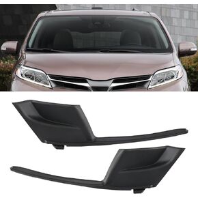 JDMON Front Windshield Wiper Cover Replacement for Toyota Sienna 2011 2012 2013 2014 2015 2016 2017 2018 2019 2020 Windshield Wiper Cowl Hood Side Seal Replacement for 53867-08020 53866-08020 1Pair