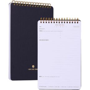 ZERONE CENTRE Productivity Weekly Planner - 54 Sheets Dashboard Spiral Deskpad Has 6 Focus Areas to List Tasks for Goals, Projects, Clients, Academic, or Shopping-Organize Your Daily Work Efficiently