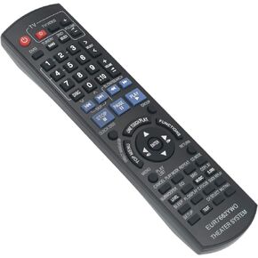 EUR7662YW0 Replace Remote Control fit for Panasonic DVD Home Theater Sound System SC-PT750 SC-PT753 SC-PT950 SC-PT1050 SC-PT953 SA-PT950 SA-PT1050 SA-PT750P SA-PT750PC SA-PT753 SA-PT950P