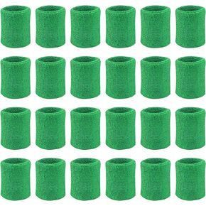 Bluesky Sports Cotton Wrist Sweatbands (12 Pairs)