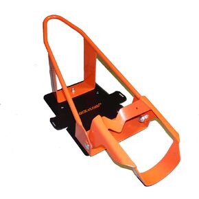 Lock 'N Load (BK100 Orange/Black Deluxe Motorcycle Wheel Chock