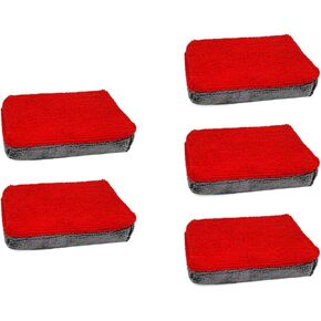5 PCS Microfiber Applicator Pads, Car Detailing Sponge Applicator, Automotive Ceramic Coating Applicator Sponge Pads, Universal Car Accessories for Wax, Sealant, Paint(Blue)