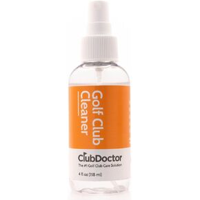 Club Doctor - Club Cleaning Solution - Golf Club Cleaner Spray - Removes Dirt from Grooves - Increase Spin and Improve Ball Flight - Clips onto Bag for Convenience - 4 oz