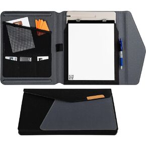 Rocketbook Capsule Cover for Orbit Letter - 100% Recyclable Cover with Pen Holder, Magnetic Clasp & Inner Storage - Gray