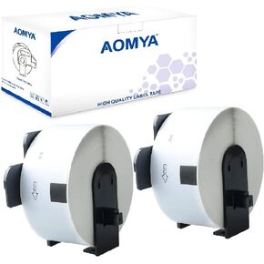 Aomya 2 Pack DK-1208 Large Address Label Compatible for Brother DK 1208 38mmx90.3mm 1.4"x 3.5" Die-Cut 400 Labels per Roll for QL1060N,QL700,QL720NW,QL550,QL570