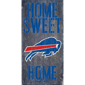 Buffalo Bills 6'' x 12'' Home Sweet Home Sign