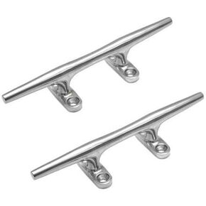Marine Part Depot Two Stainless Steel Cleats 6"