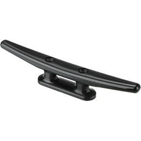 PATIKIL 8 Inch Nylon Boat Dock Cleat Kayak Small Rope Tie Cleat Dock for Marine Deck Boats Canoes Kayaks, Decor, Black