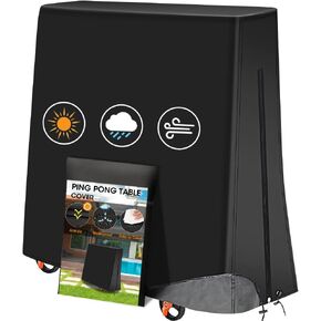 Ping Pong Table Cover Outdoor Waterproof,Table Tennis Cover Fits Both Folding Table Tennis Table and Flat Tables Indoor & Outside,Table Tennis Table Protector Accessories in Kuwait