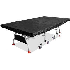 110x59‘’ PingPong Table Cover,Waterproof Table Tennis Table Cover for Outdoor and Indoor,Breathable Polyester Table Tennis Tables Protective Cover,Outdoor Table Tennis ​Cover(Black)