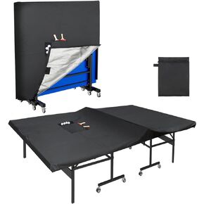 Ping Pong Table Cover, Table Tennis Table Cover Coolrunner Ping pong Cover Waterproof Indoor & Outdoor, 420D Oxford Fabric Table Tennis Cover for Both Folding Tables & Flat Tables