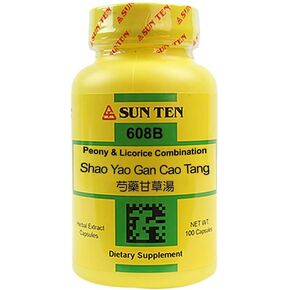 Sun Ten - Peony & Licorice Combination Capsules / Shao Yao Gan Cao Tang / 芍藥甘草湯