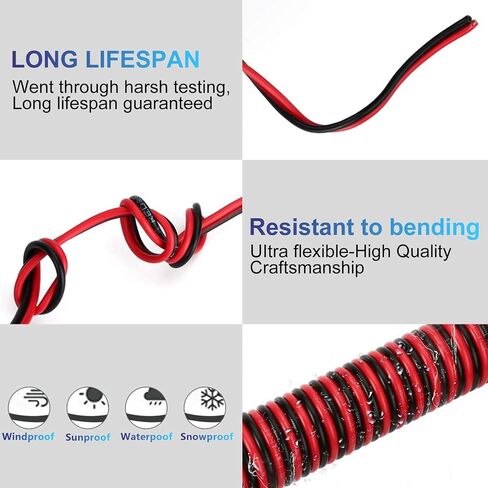 12V/24V Heavy Duty Cigarette Lighter Extension Cord 6FT with LED Light for Car Vehicle Tire Pump Air Compressor Refrigerator Coffee Maker etc. (1*Spare Fuse) in Saudi Arabia