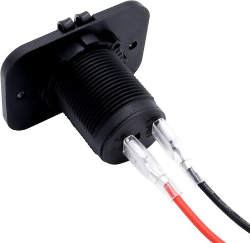 HiSport 12V Cigarette Lighter Socket-2 PCs Car Marine Motorcycle ATV RV Lighter Power Outlet Socket Replacement 12 Volt Waterproof Plug in Saudi Arabia