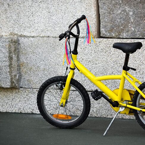 Kids Bike Streamers Scooter Bicycle Handlebar Streamers Colorful Bicycle Tassel Ribbon Bike Accessories Bike Decoration for Boys Girls (1 Pair) in Kuwait