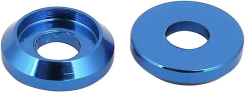 uxcell M3 Aluminum Alloy Bumper Engine Dress Up Washer Red 20pcs in Saudi Arabia