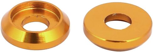 uxcell M3 Aluminum Alloy Bumper Engine Dress Up Washer Red 20pcs in Saudi Arabia